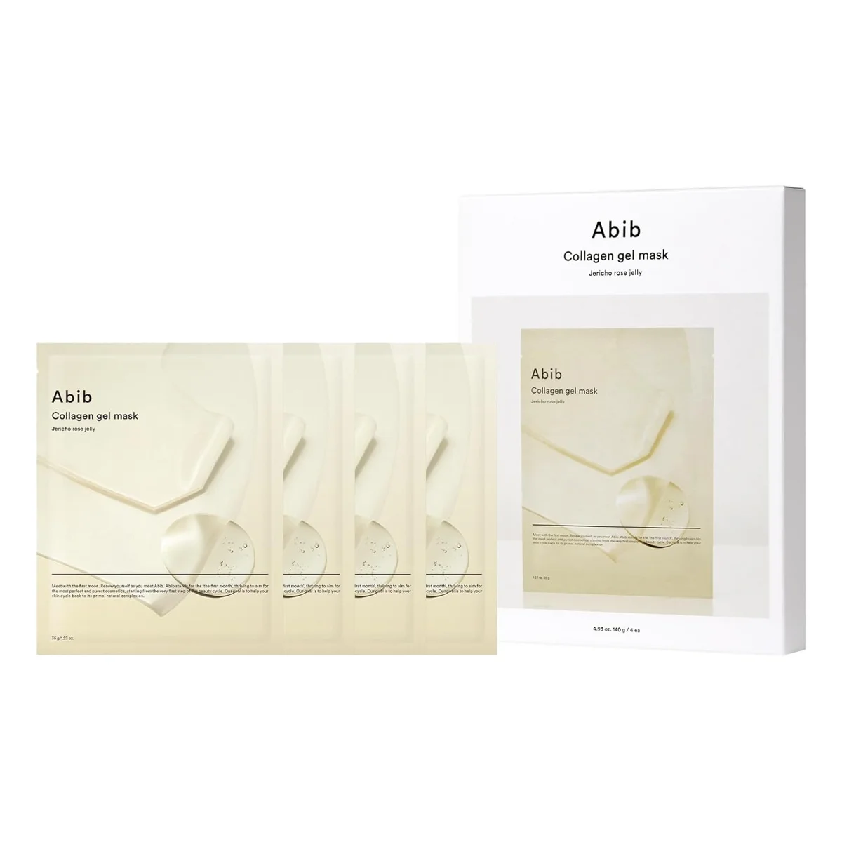 Abib Glow Collagen Mask Glutathione Film 4 Sheet Masks