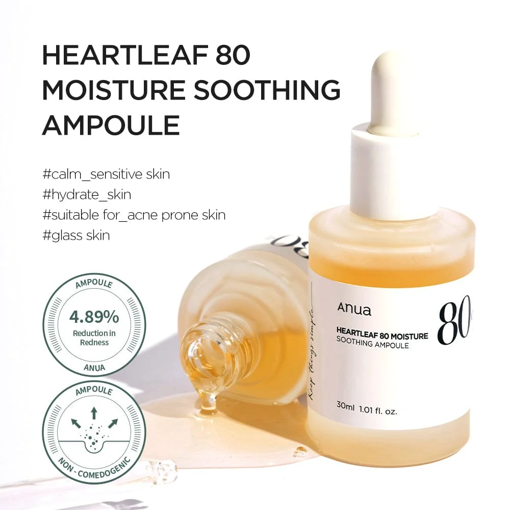 Anua HeartLeaf 80% Soothing Ampoule 30 ml