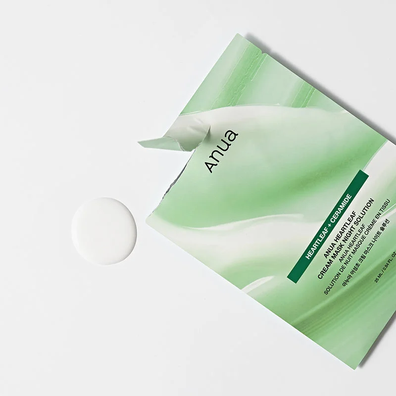 Anua Heartleaf Cream Mask Night Solution Pack 1 Sheet Mask
