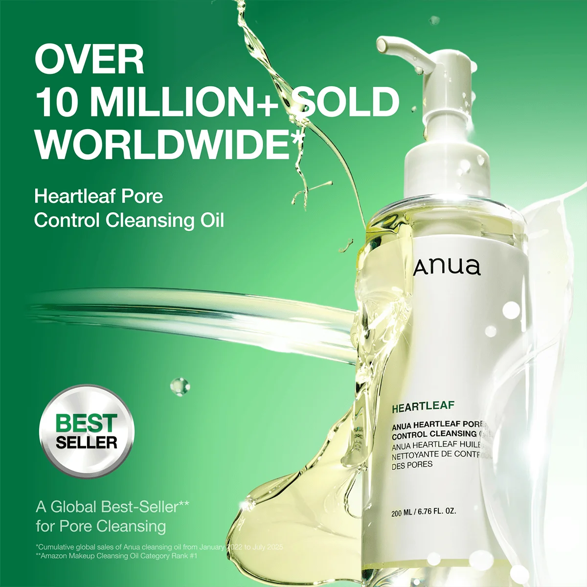 Anua Heartleaf Pore Control Cleansing Oil (Original/Mild) — Original 200 ml