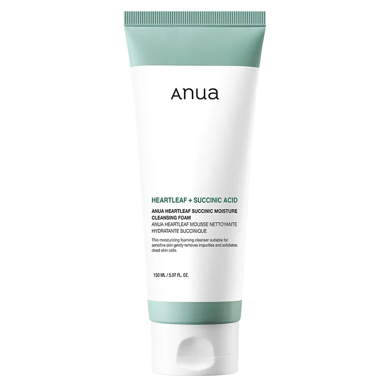 Anua Heartleaf Succinic Moisture Cleansing Foam 150 ml