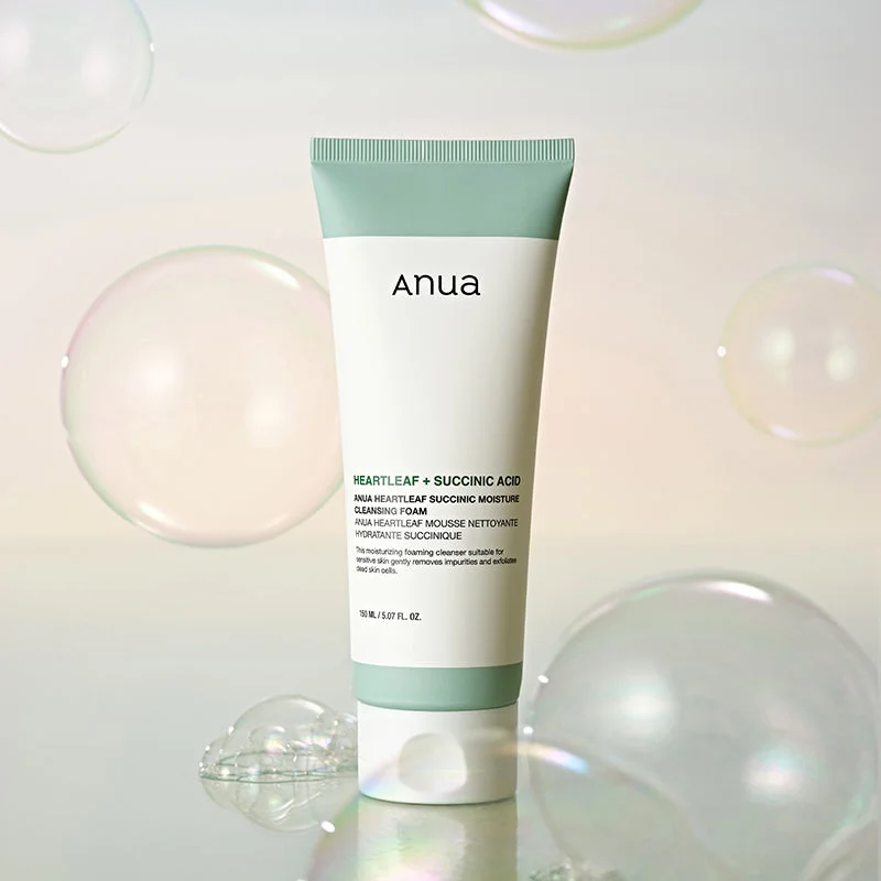 Anua Heartleaf Succinic Moisture Cleansing Foam 150 ml