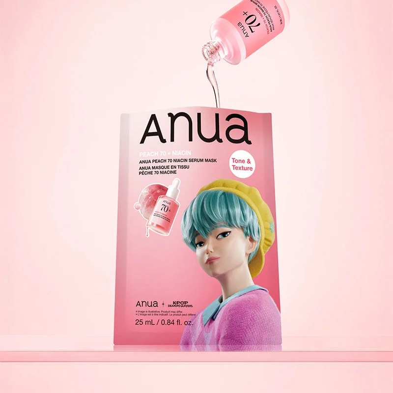 Anua Peach 70 Niacin Serum Mask 1 Sheet Mask