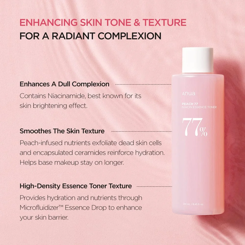 Anua Peach 77 Niacin Essence Toner 250 ml