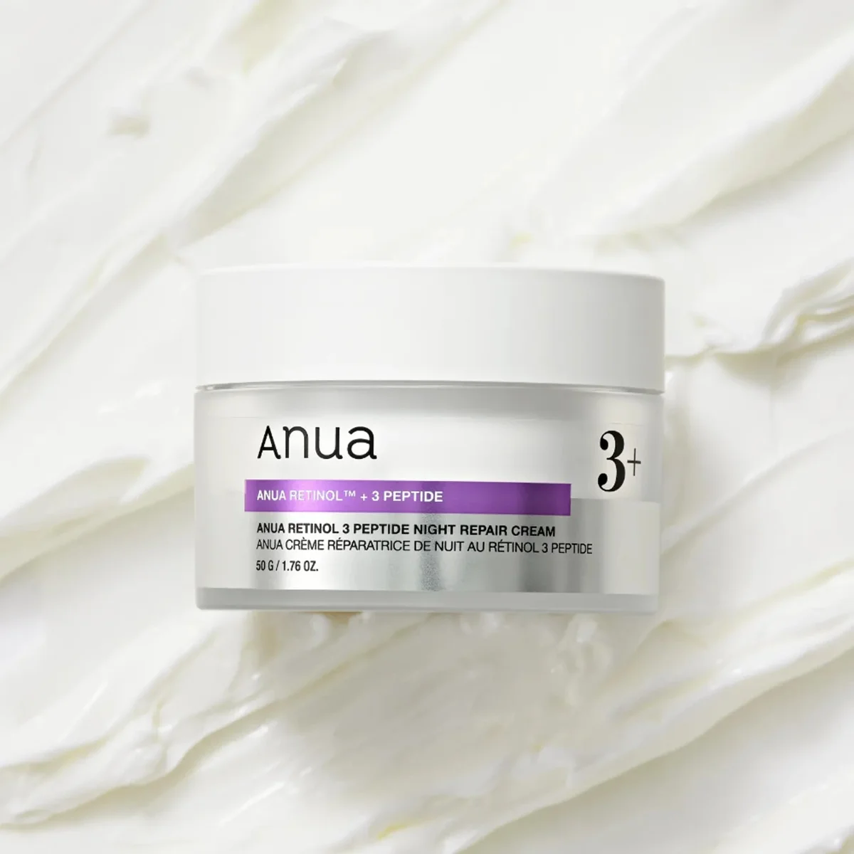 Anua Retinol 3 Peptide Night Repair Cream 50 g