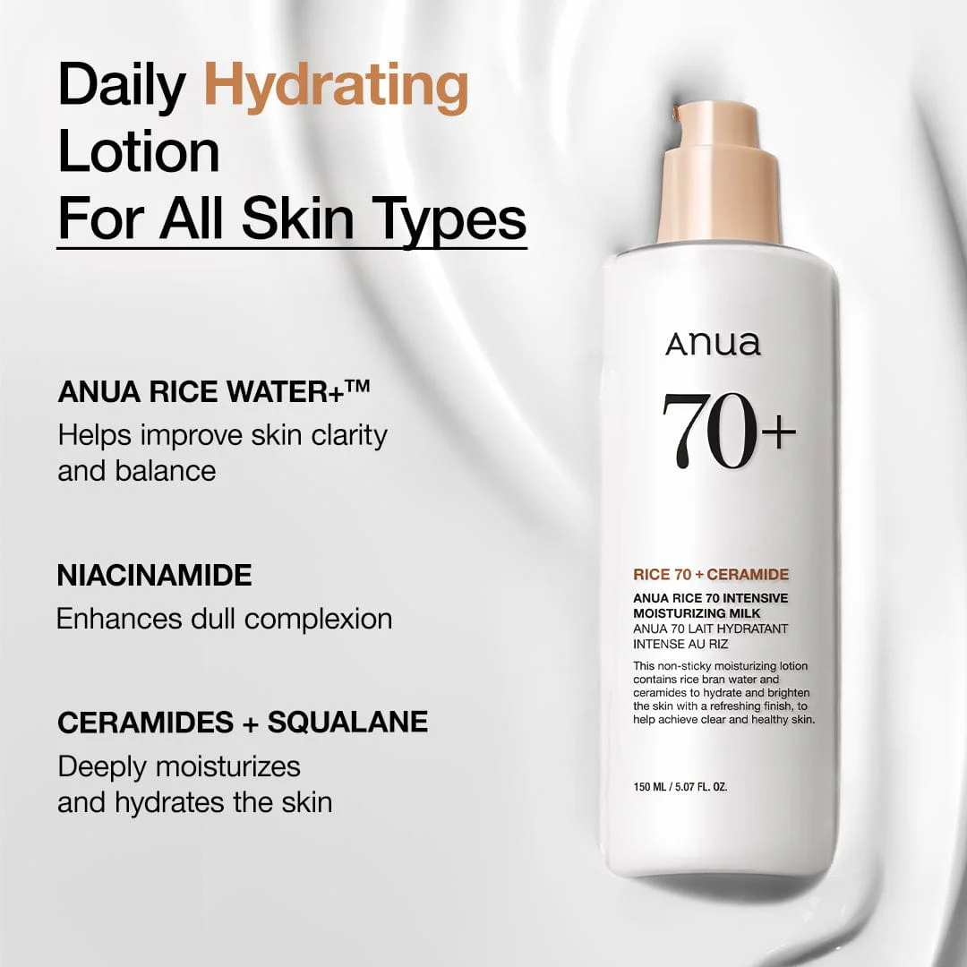 Anua Rice 70 Intensive Moisturizing Milk 150 ml