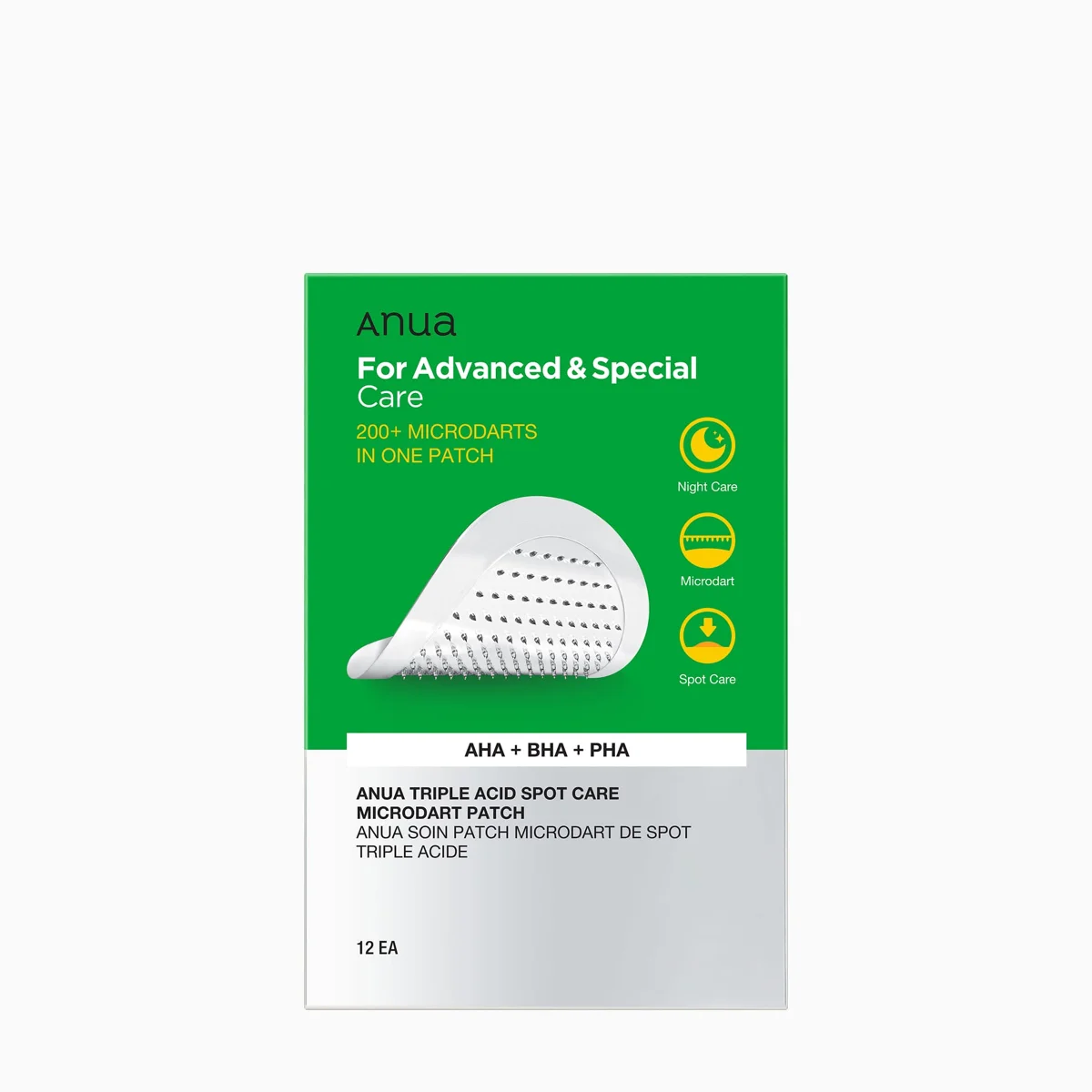 Anua Triple Acid Spot Care Microdart Patch 12 Patches