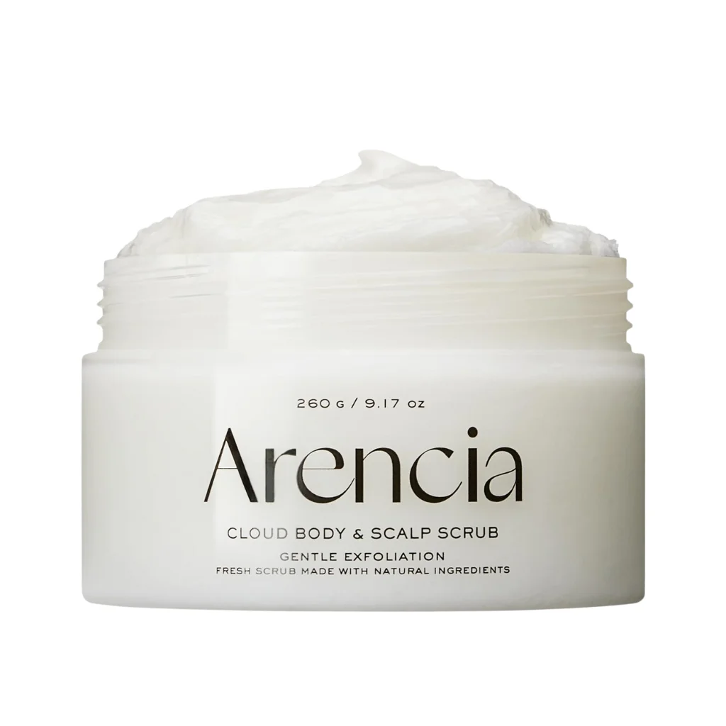 Arencia Cloud Body & Scalp Scrub — Black Tea & Yuzu 260 g