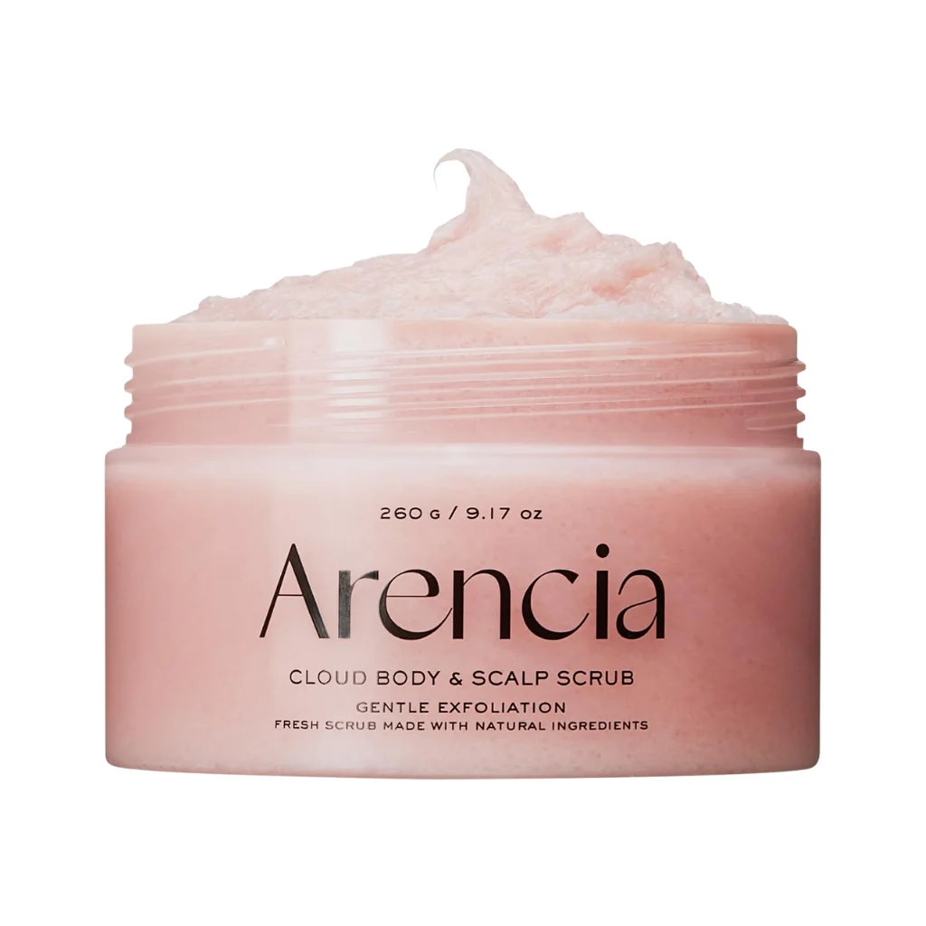 Arencia Cloud Body & Scalp Scrub — Lavender & Pear 260 g