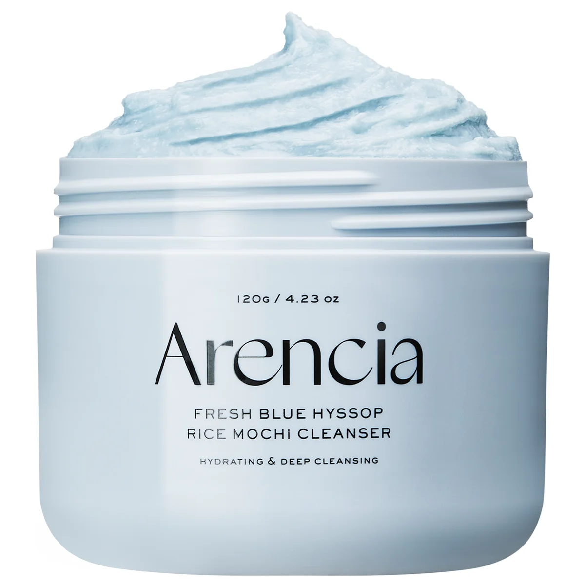 Arencia Fresh Blue Hyssop Rice Mochi Cleanser 120g