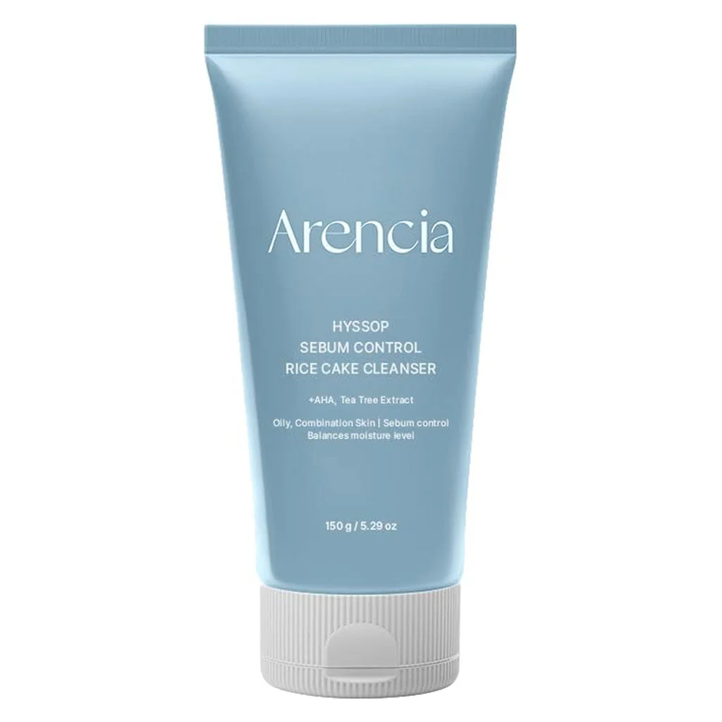 Arencia Hyssop Sebum Control Rice Cake Cleanser 150g