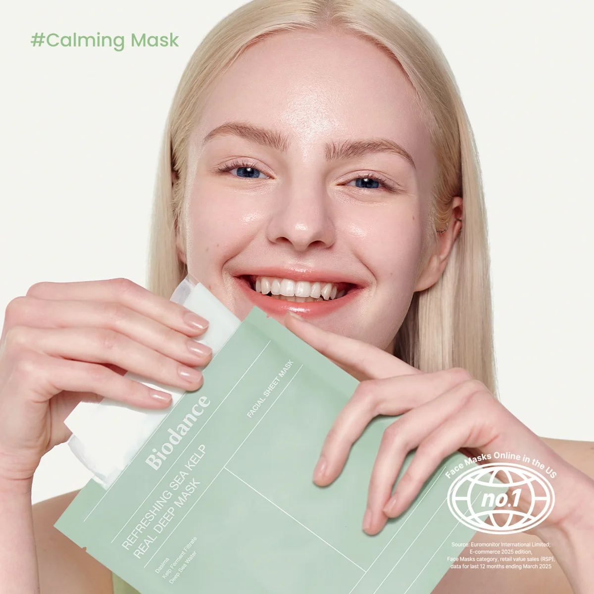 Biodance Refreshing Sea Kelp Real Deep Mask 4 Sheet Masks