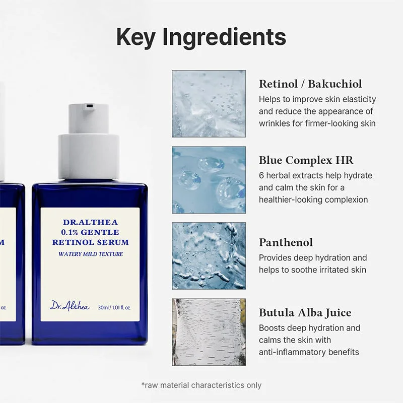 Dr. Althea 0.1% Gentle Retinol Serum 30 ml
