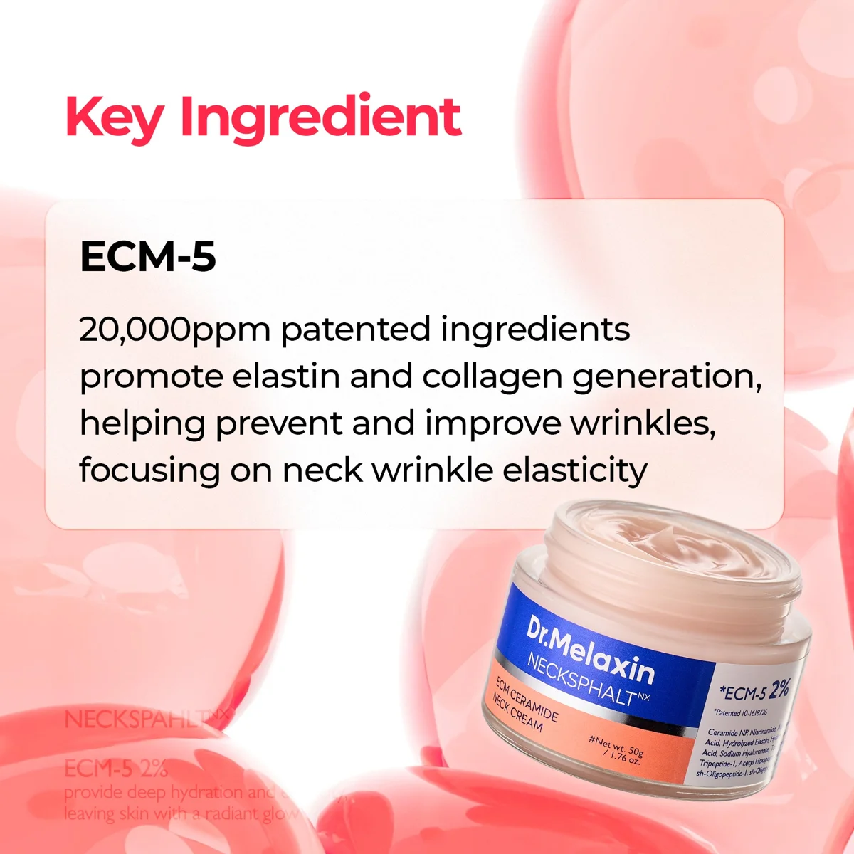 Dr. Melaxin Necksphalt ECM Ceramide Neck Cream 50 ml