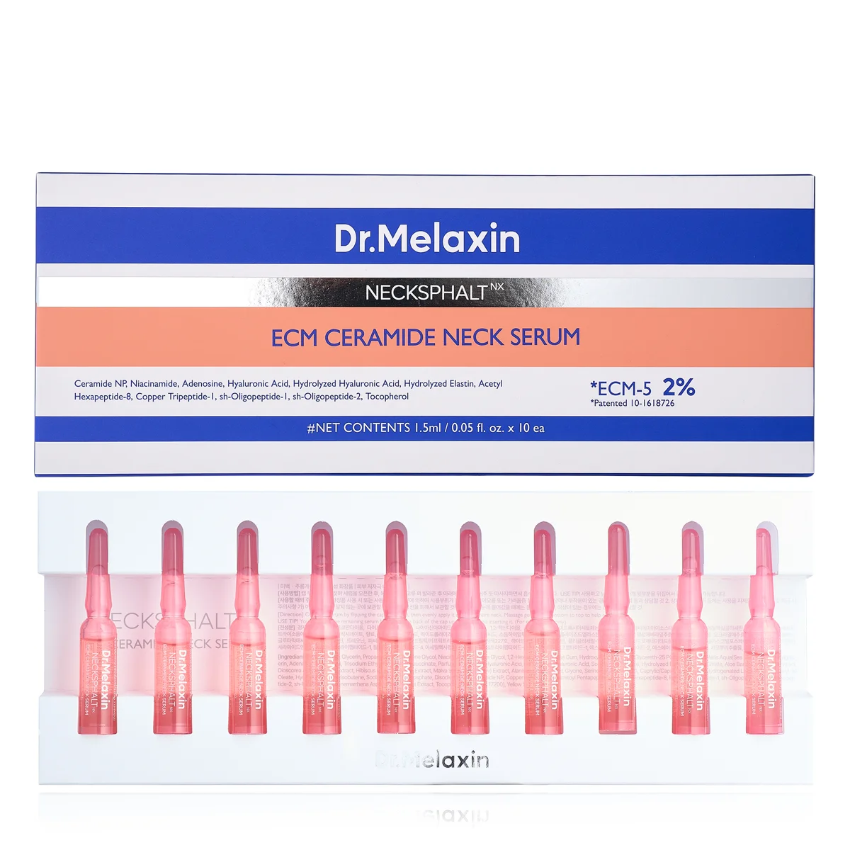Dr. Melaxin Necksphalt ECM Ceramide Neck Serum 1.5 ml x 10 pcs