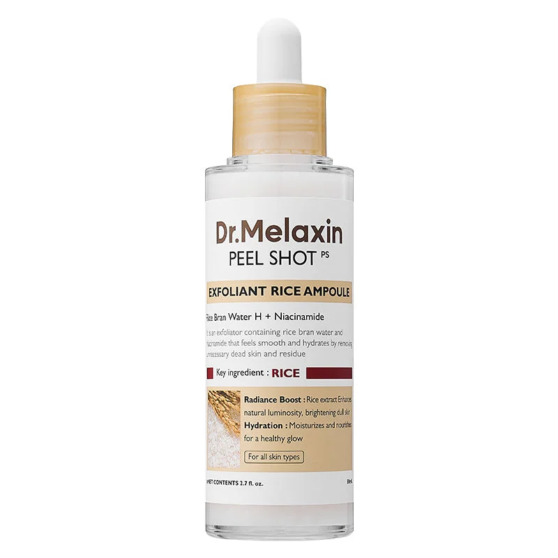 Dr. Melaxin Peel Shot Exfoliant White Rice Ampoule 80 ml