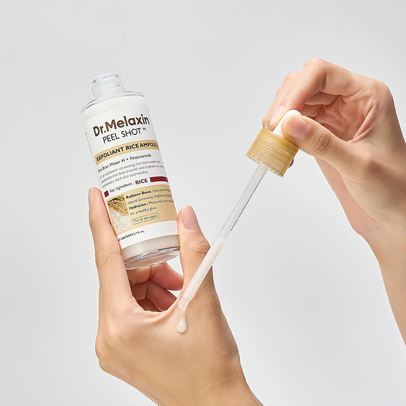 Dr. Melaxin Peel Shot Exfoliant White Rice Ampoule 80 ml