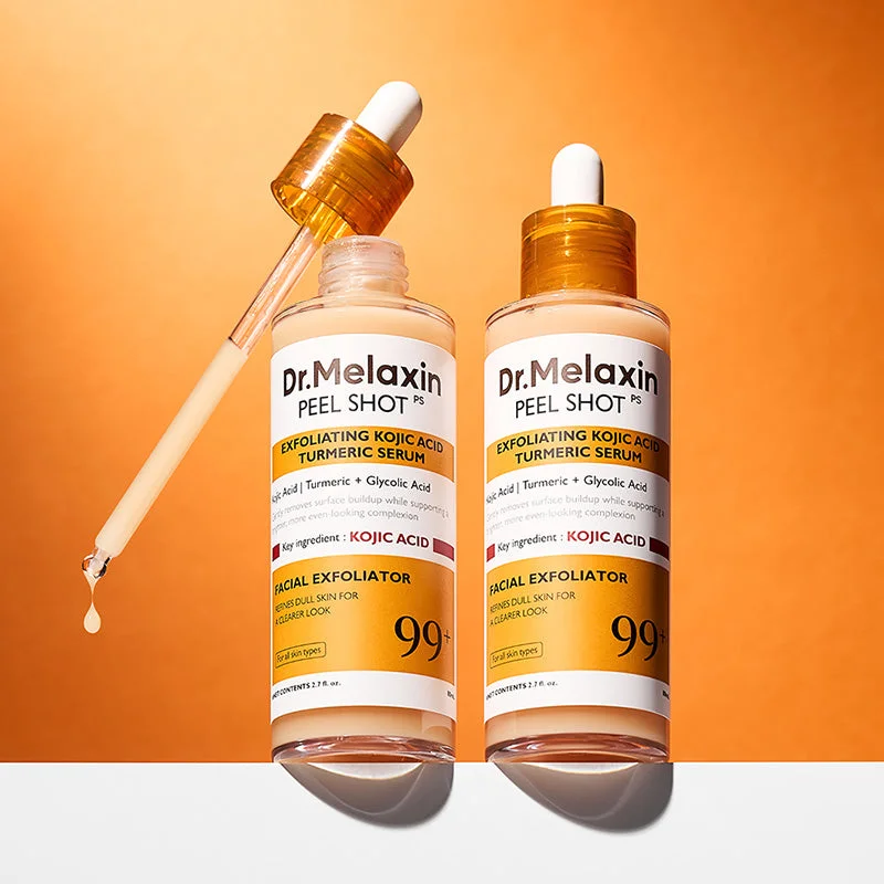 Dr. Melaxin Peel Shot Exfoliating Kojic Acid Turmeric Serum 80 ml