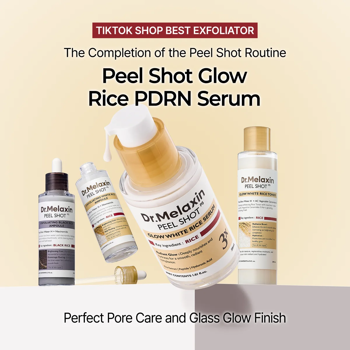 Dr. Melaxin Peel Shot Glow White Rice Serum 30 ml