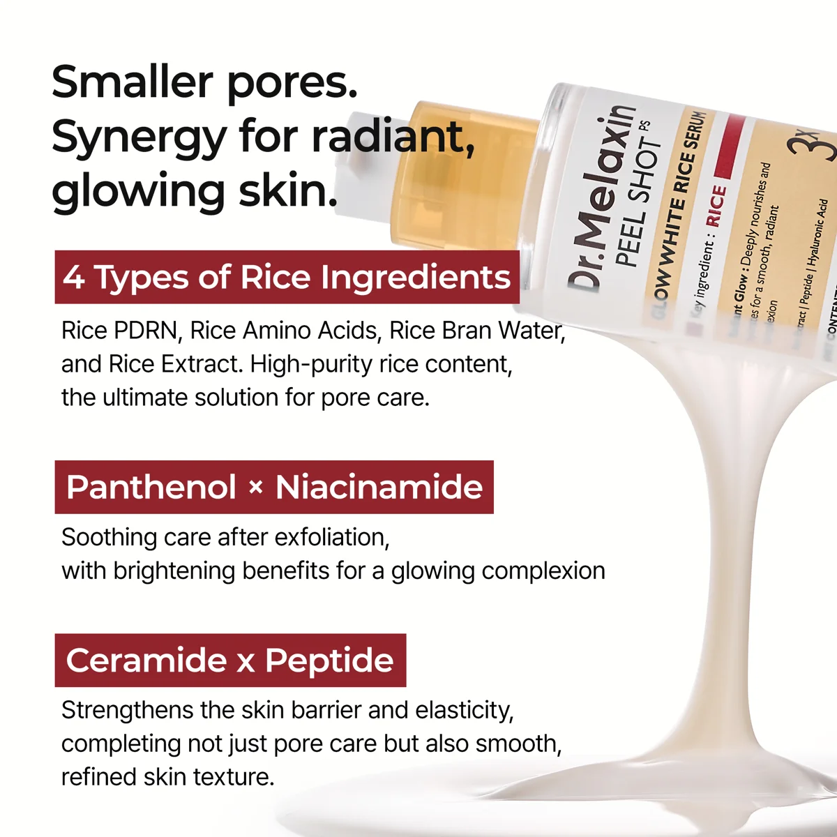 Dr. Melaxin Peel Shot Glow White Rice Serum 30 ml