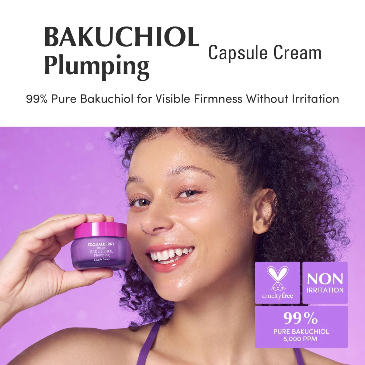 EQQUALBERRY Bakuchiol Plumping Capsule Cream 50 ml