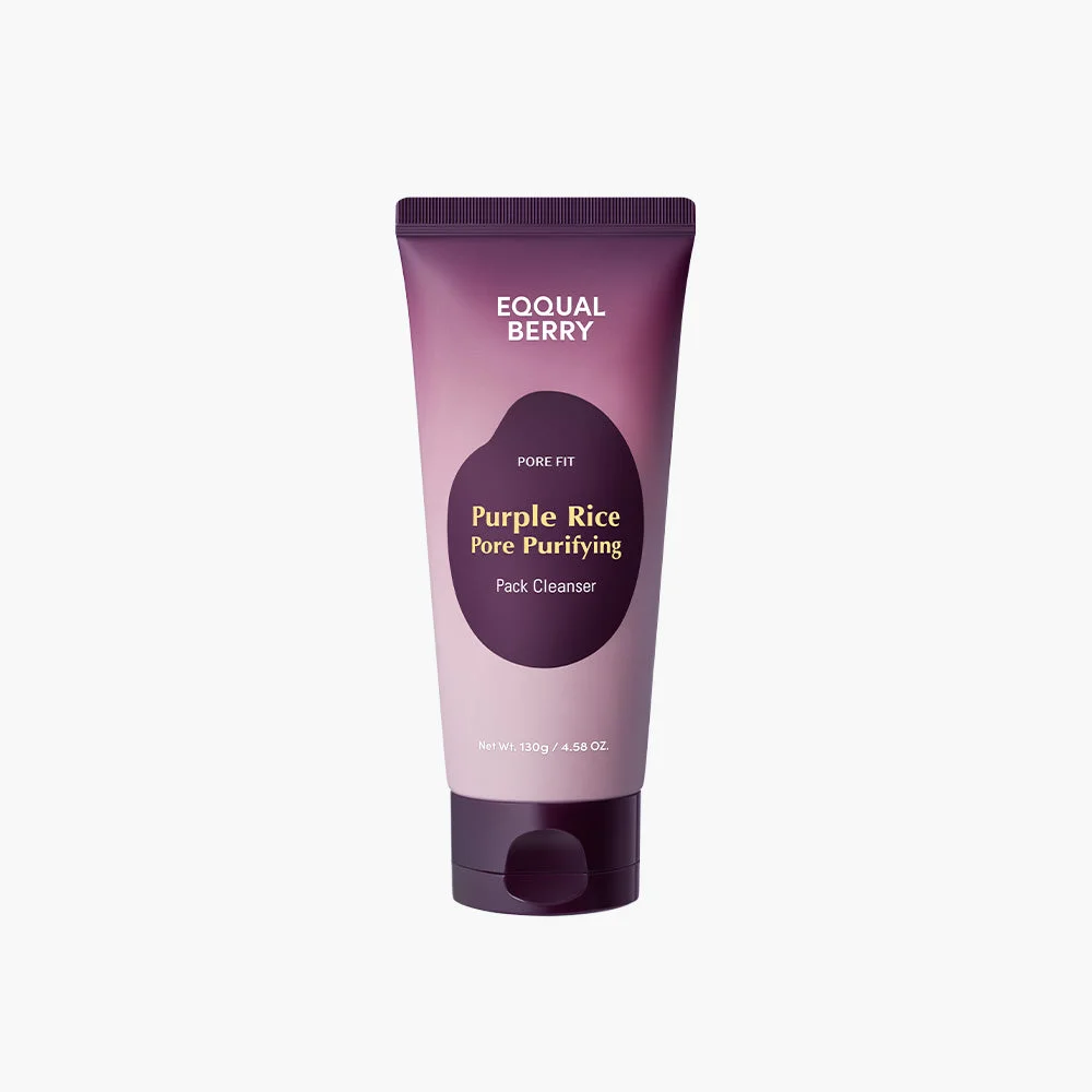 EQQUALBERRY Purple Rice Pore Purifying Pack Cleanser 130 g