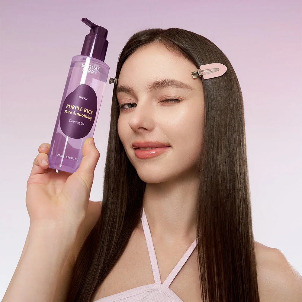 EQQUALBERRY Purple Rice Pore Smoothing Cleansing Oil 200 ml
