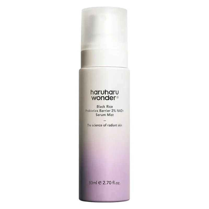 Haruharu Wonder Black Rice Probiotics Barrier NAD+ Serum Mist 80 ml