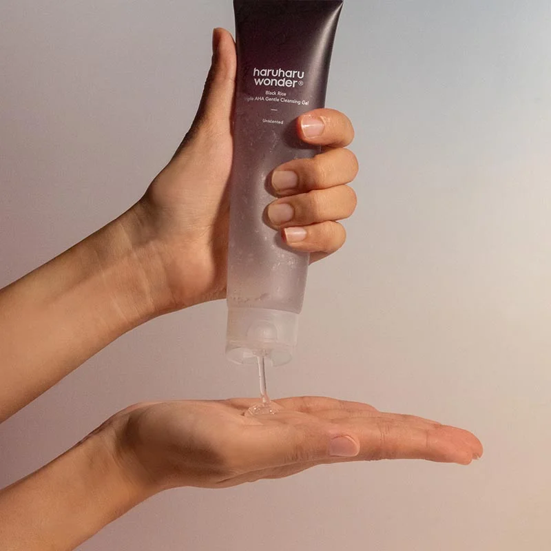 Haruharu Wonder Black Rice Triple AHA Gentle Cleansing Gel 100 ml
