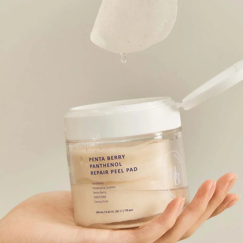 HEVEBLUE Penta Berry Panthenol Repair Peel Pad 70 Pads