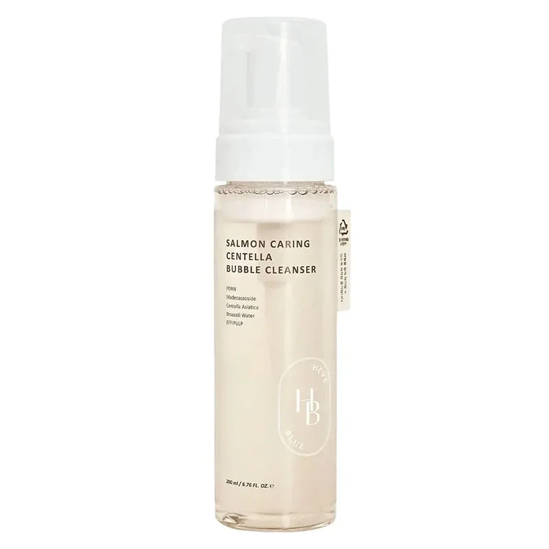 HEVEBLUE Salmon Caring Centella Bubble Cleanser 200 ml