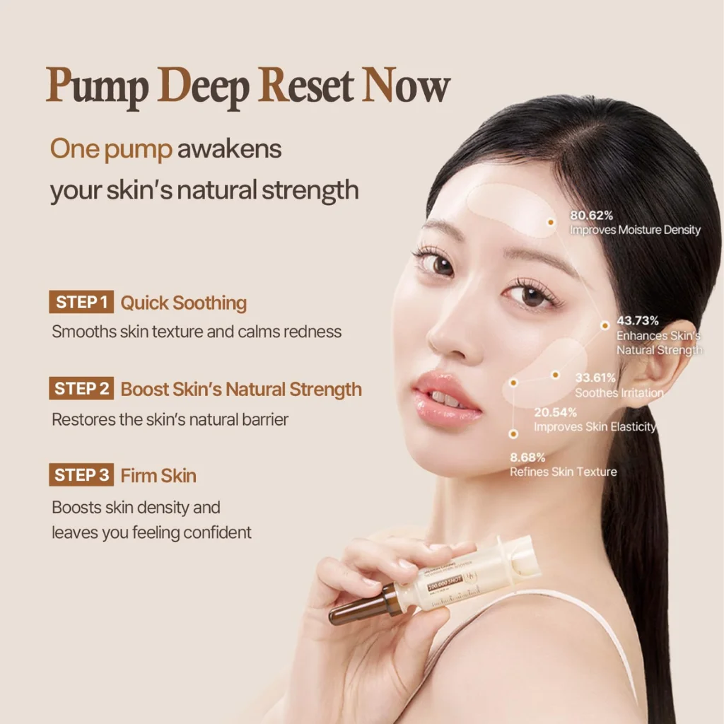 HEVEBLUE Salmon Caring Centella New Pair PDRN Booster 100,000 Shot Essence - 1 Set