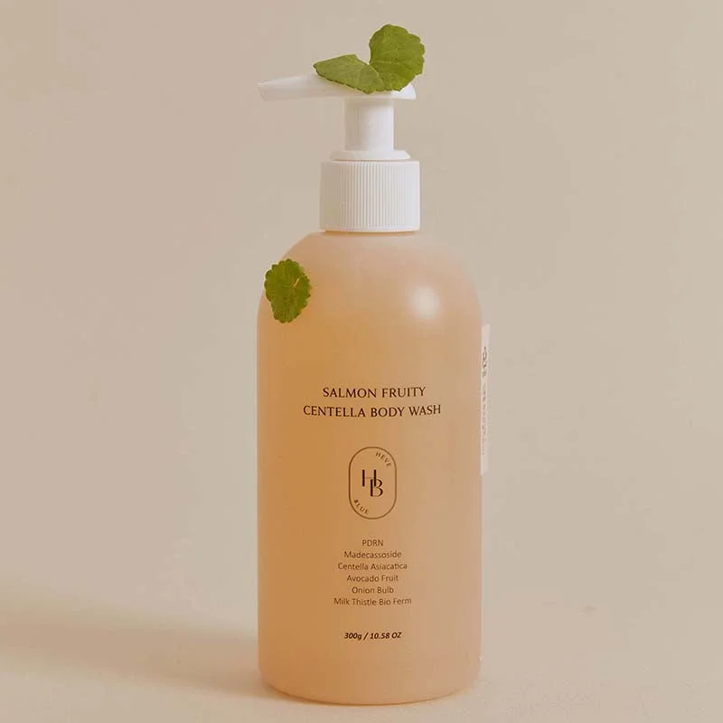 HEVEBLUE Salmon Fruity Centella Body Wash 300 g
