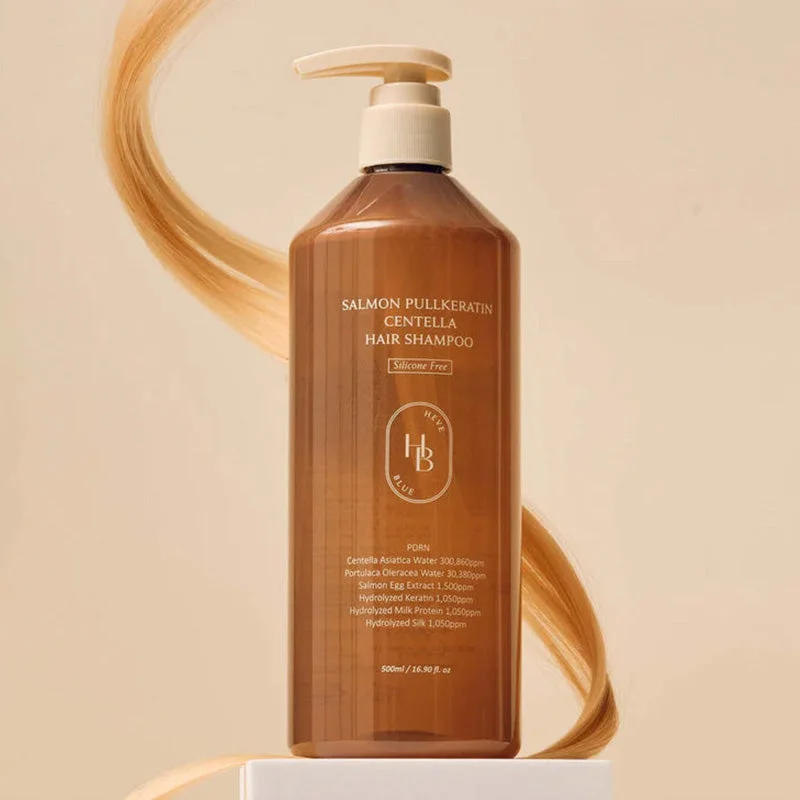 HEVEBLUE Salmon PullKeratin Sentella Hair Shampoo 500 ml