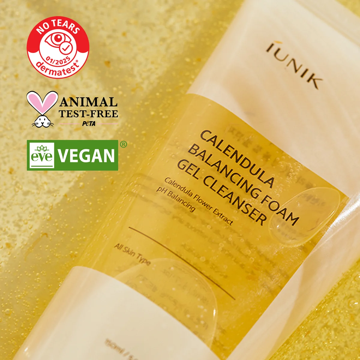 iUNIK Calendula Balancing Foam Cleanser 150 ml