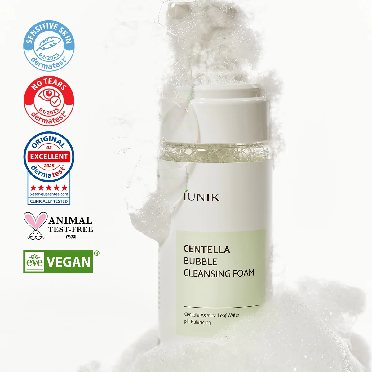 iUNIK Centella Bubble Cleansing Foam 150 ml