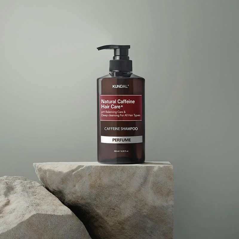 KUNDAL Caffeine Shampoo — White Musk 500 ml