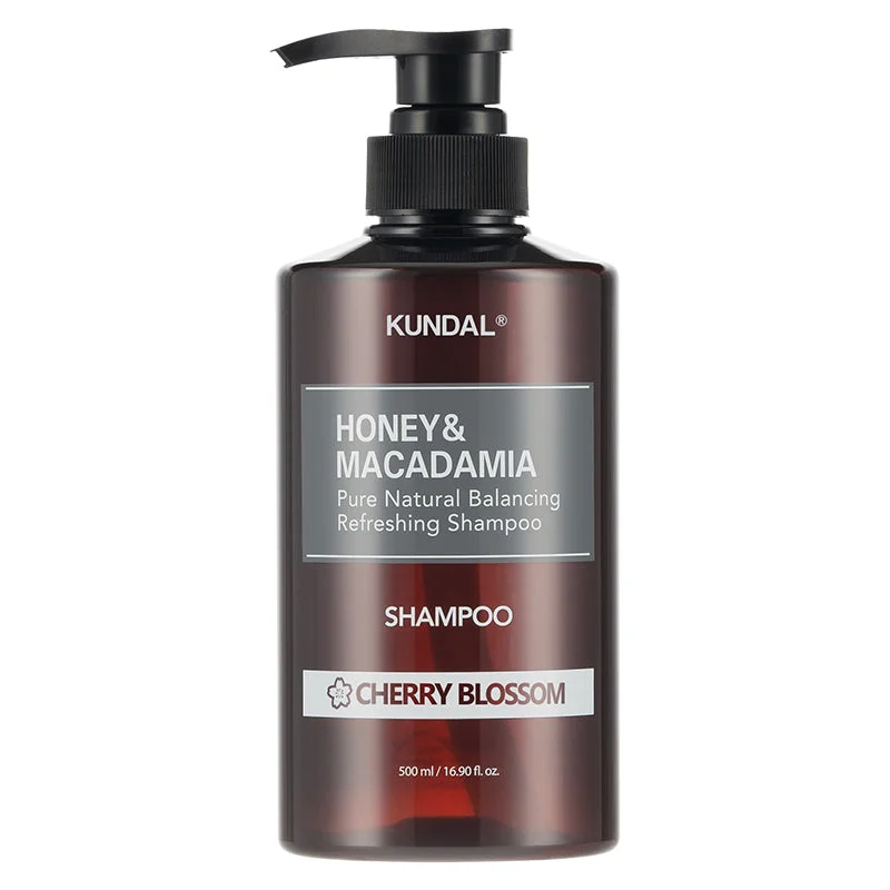 KUNDAL Honey & Macadamia Nature Shampoo — Cherry Blossom 500 ml