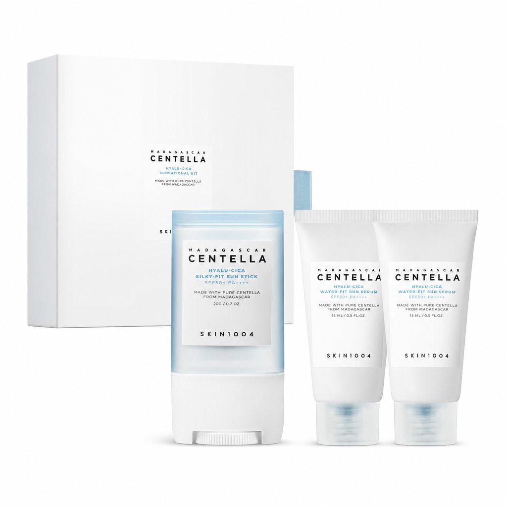 SKIN1004 Madagascar Centella Hyalu-Cica Sunsational Kit - 3-Piece Sun Protection Set