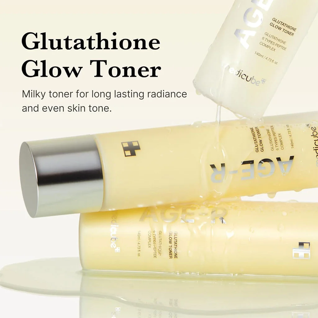 Medicube AGE-R Glutathione Glow Milk Toner 140 ml