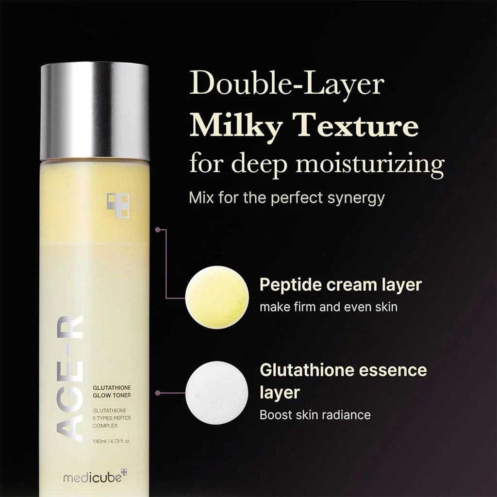 Medicube AGE-R Glutathione Glow Milk Toner 140 ml