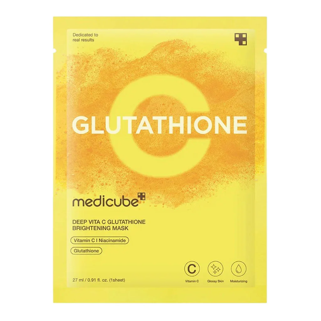 Medicube Deep Vita C Glutathione Brightening Mask 1 Sheet Mask