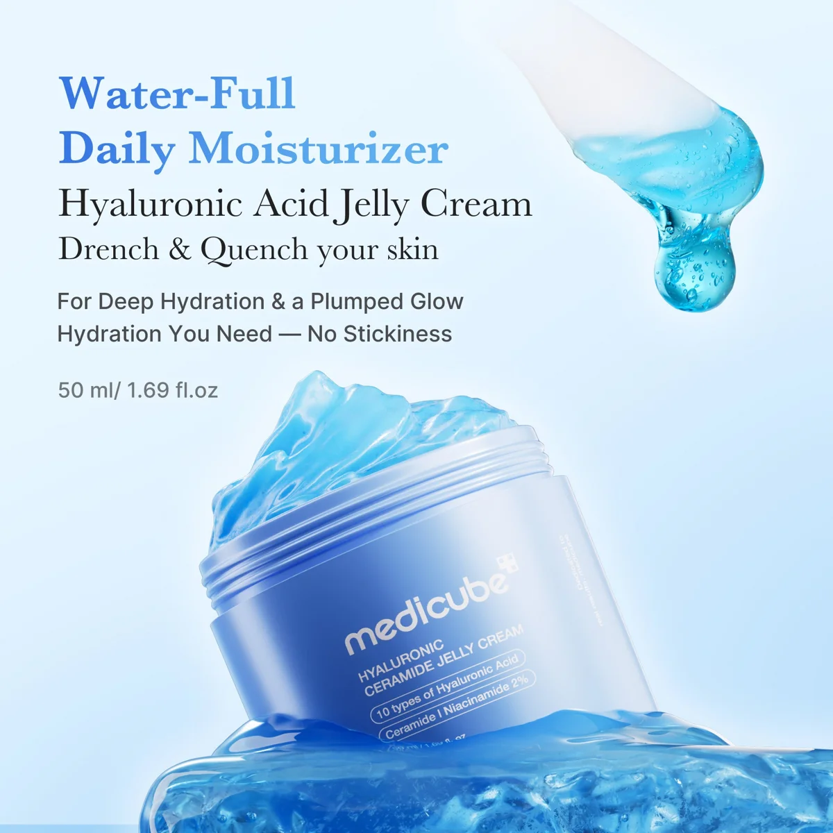 Medicube Hyaluronic Ceramide Jelly Cream 50 ml