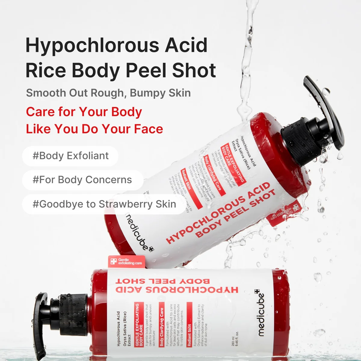 Medicube Hypochlorous Acid Body Peel Shot 280 ml