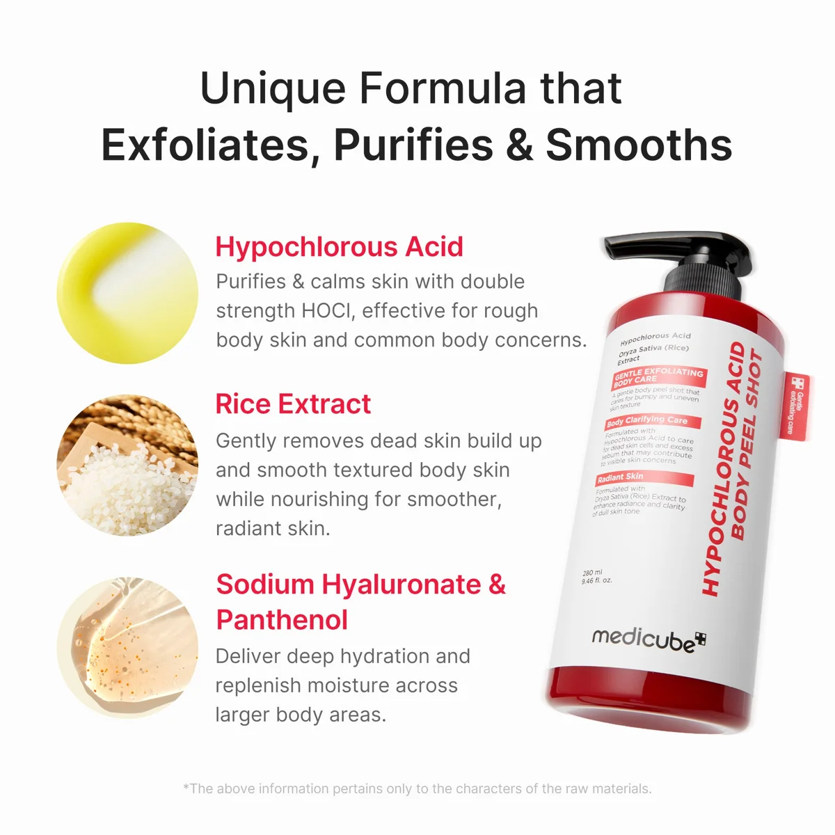 Medicube Hypochlorous Acid Body Peel Shot 280 ml