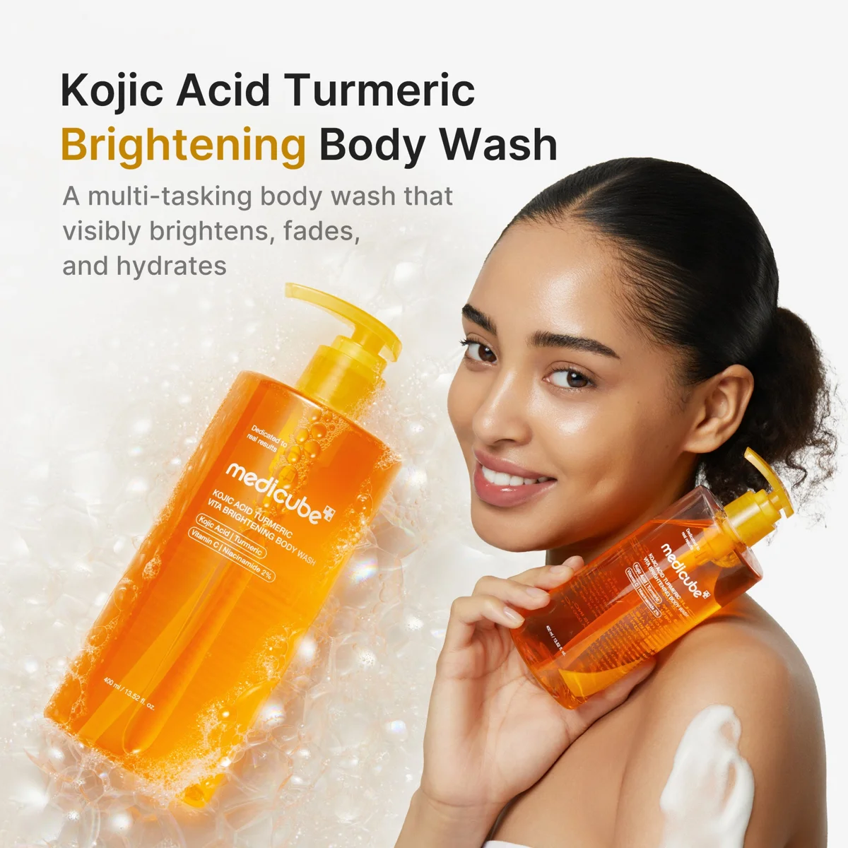Medicube Kojic Acid Turmeric Brightening Body Wash 400 ml