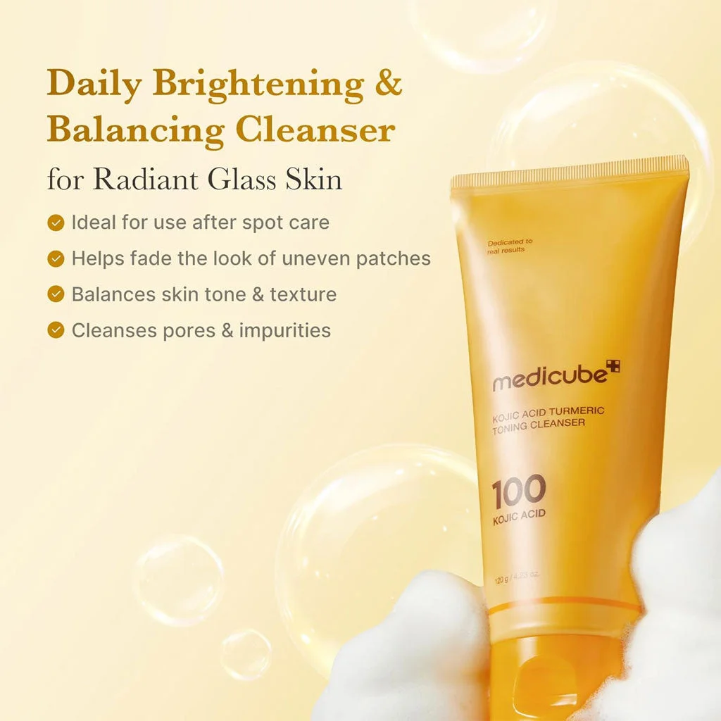 Medicube Kojic Acid Turmeric Toning Cleanser 120 g