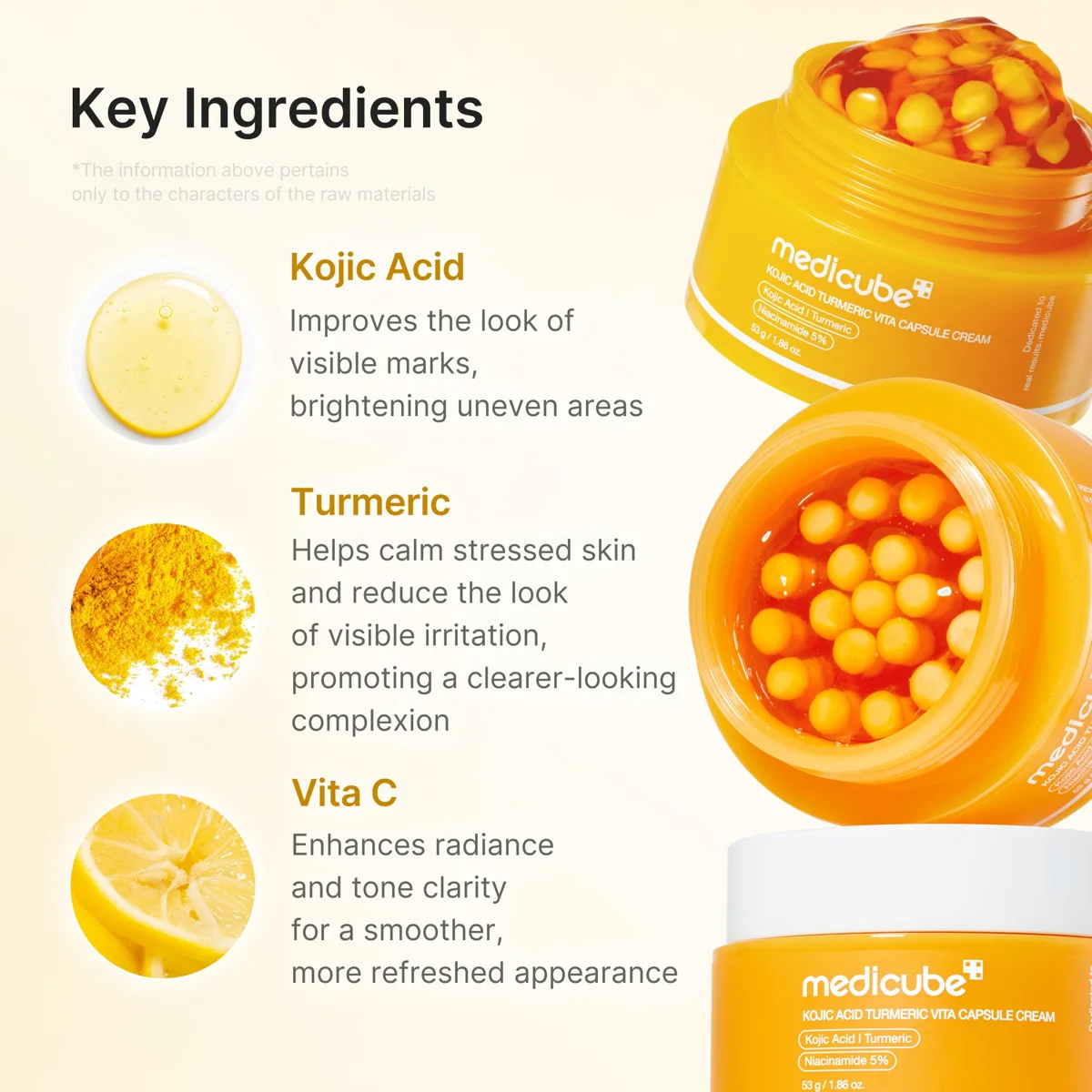 Medicube Kojic Acid Turmeric Vita Capsule Cream 53 g