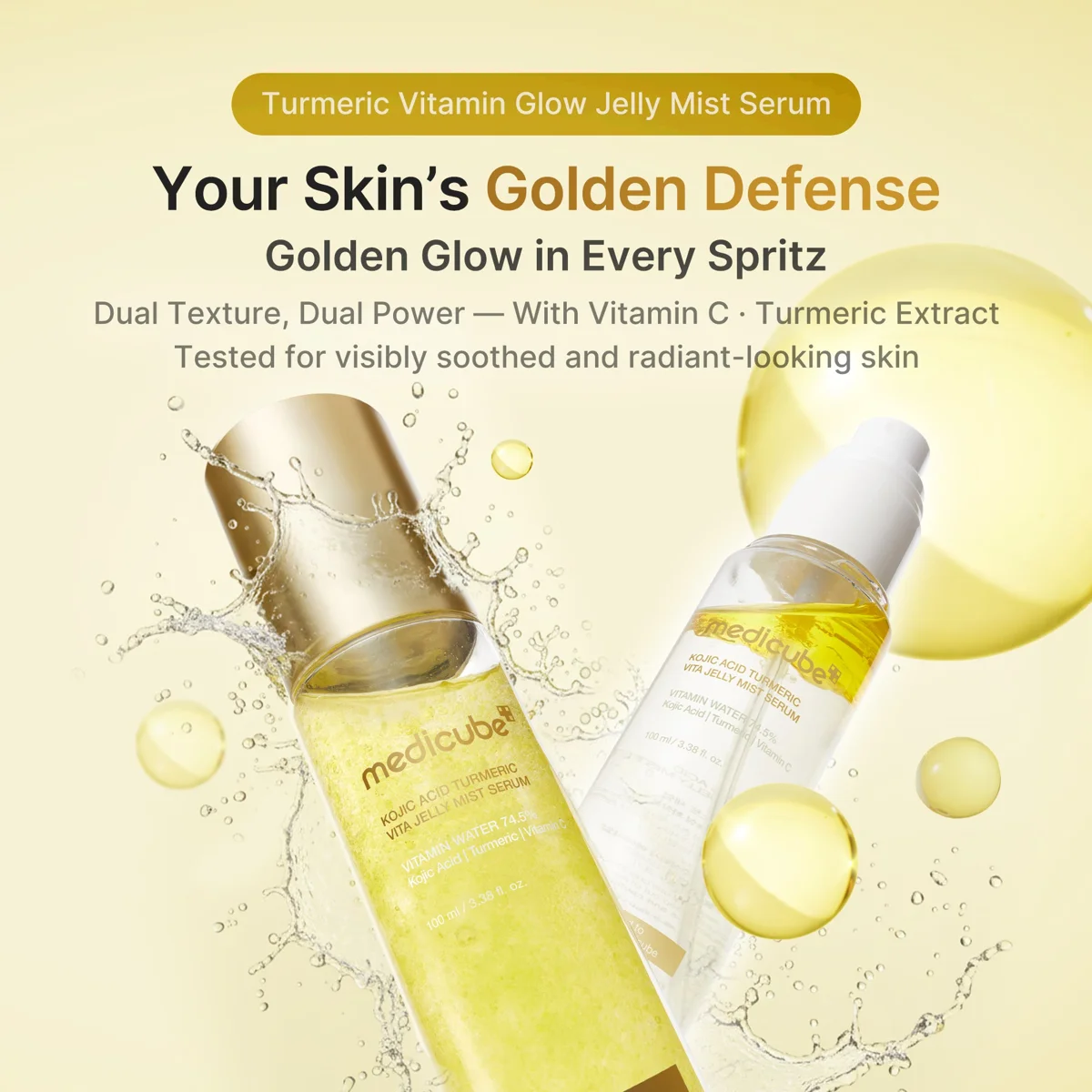 Medicube Kojic Acid Turmeric Vita Jelly Mist Serum 100 ml