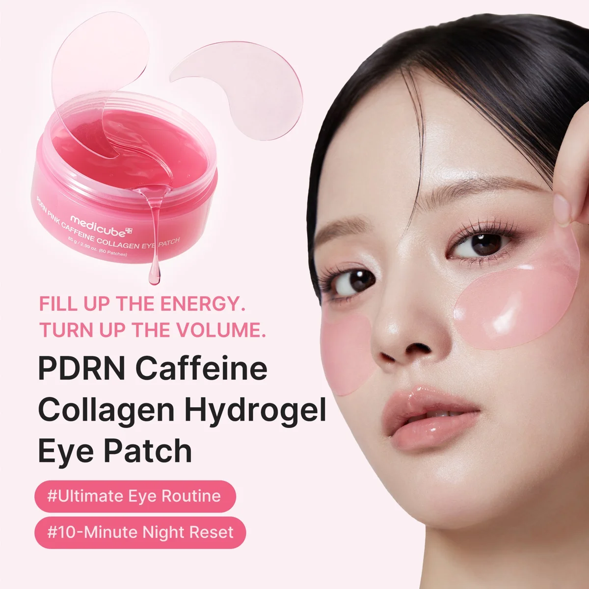 Medicube PDRN Caffeine Collagen Eye Patch 60 Pcs